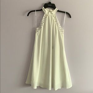 Lulu’s white halter neck dress